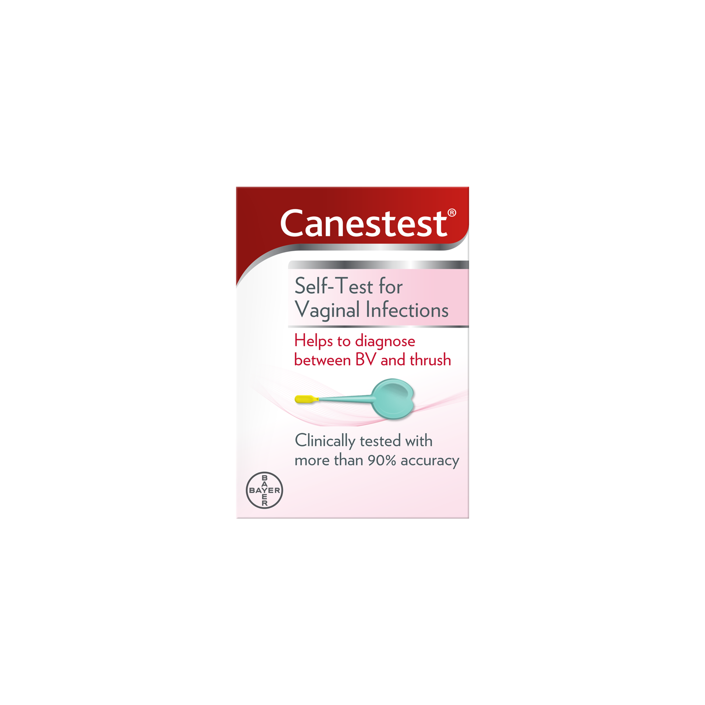 Hero image of Canestest Self-Test for Vaginal Infections with 1 test swab